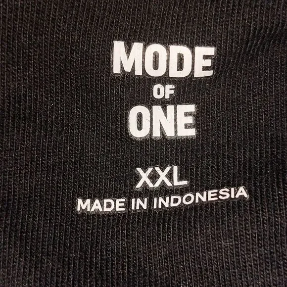 EUC Mode of One Regular-Fit T-Shirt Heavyweight Cotton Deep Black Size XXL - Picture 4 of 11